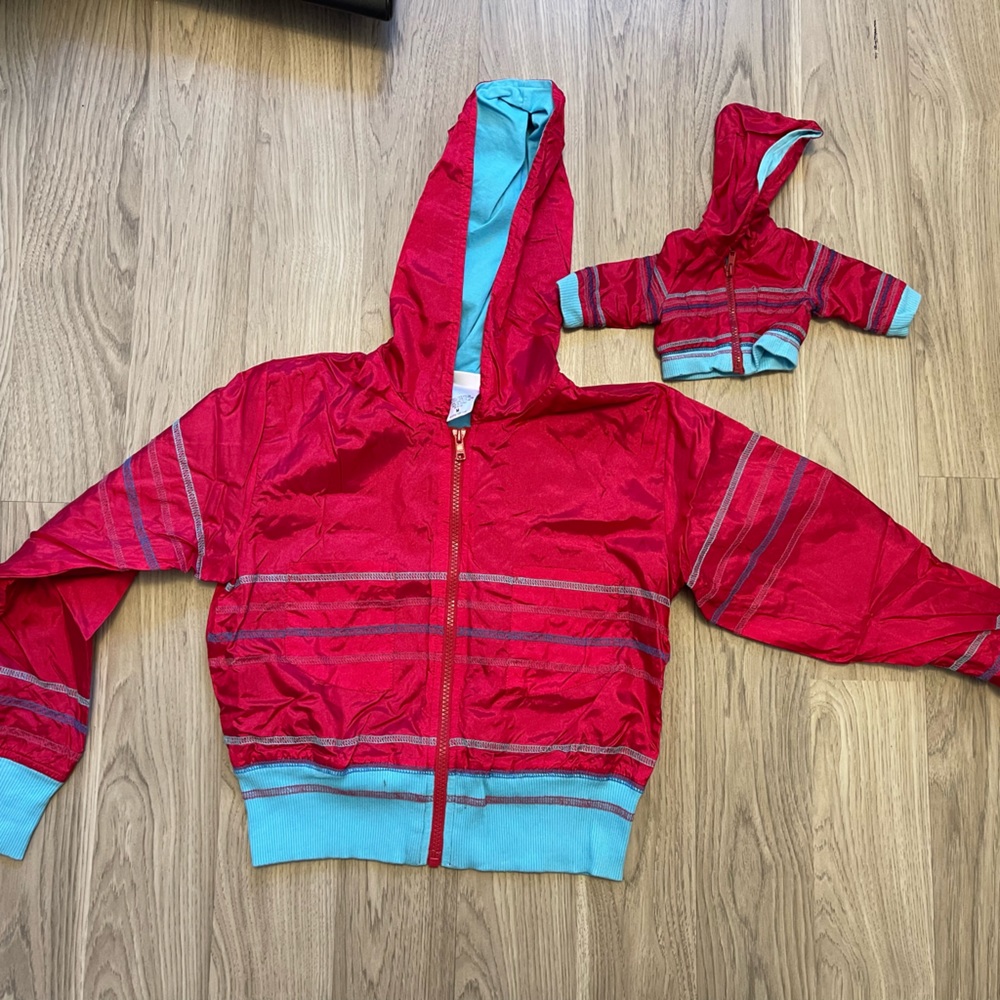 Retired American girl jacket and matching for doll